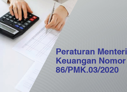 Peraturan Menteri Keuangan Nomor 86/PMK.03/2020