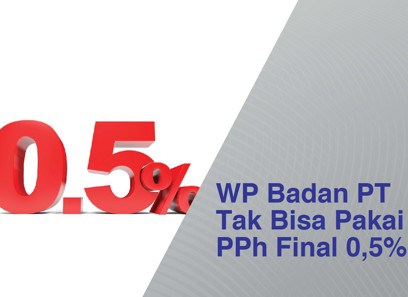WP Badan PT Tak Bisa Pakai PPh Final 0,5% Mulai 2021
